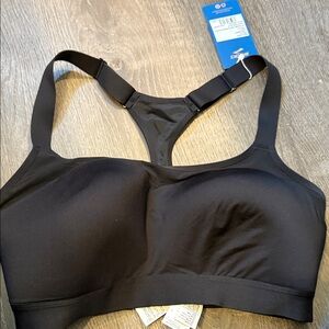 Brooks Black Dare Racerback Run Sports Bra